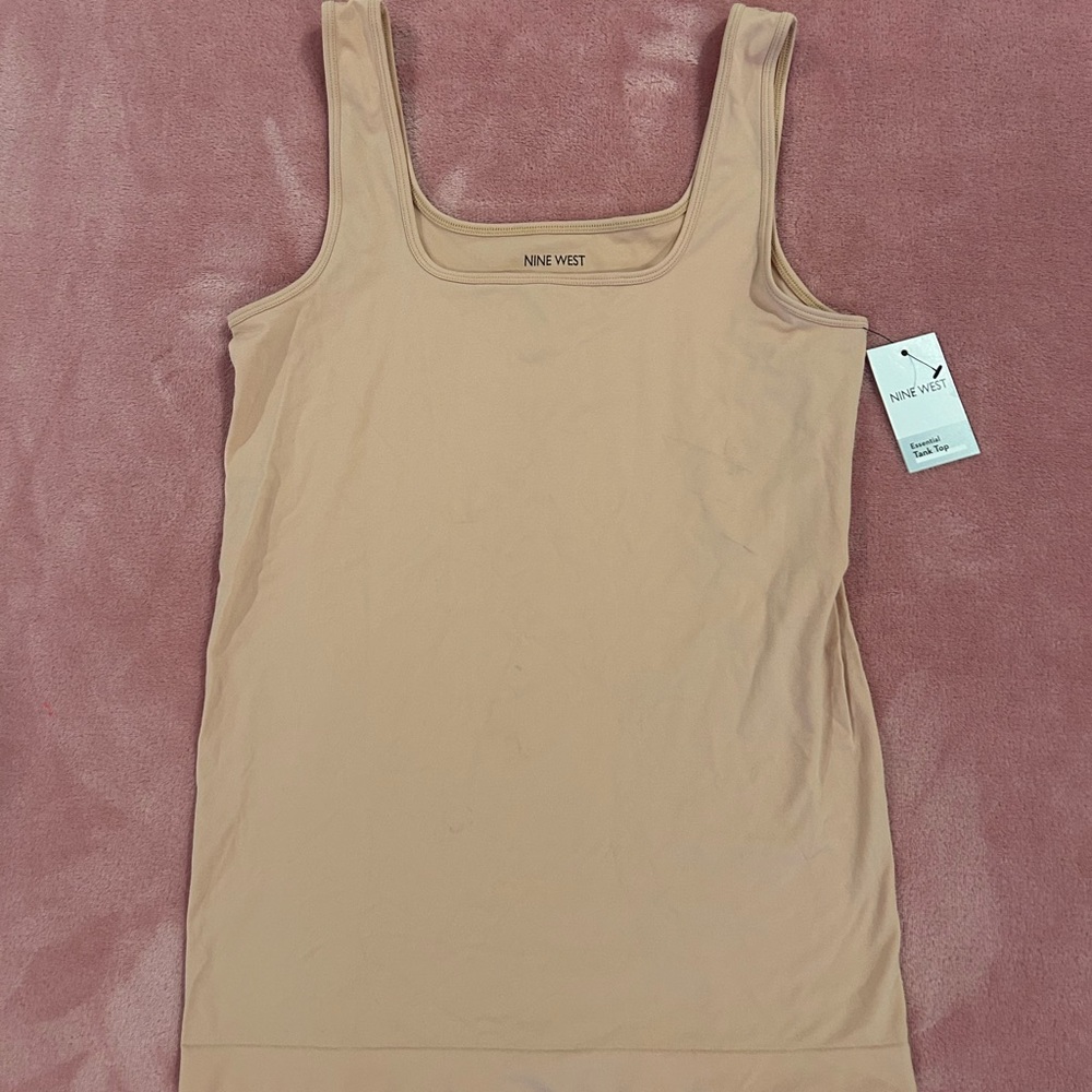NWT Nine West Women's Tan Tank Top / Camisole